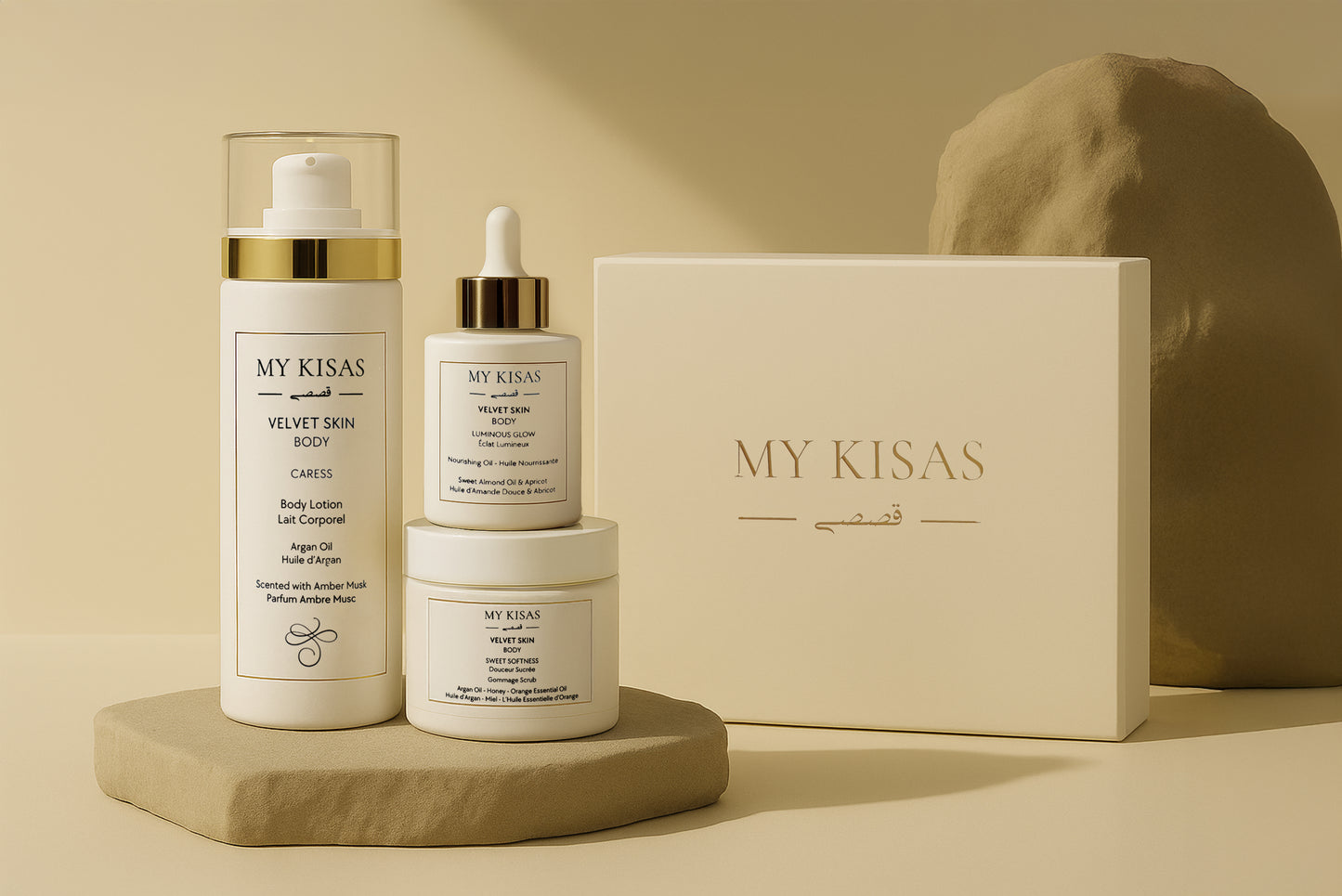 جولدن فيلفيت للعناية بالجسم