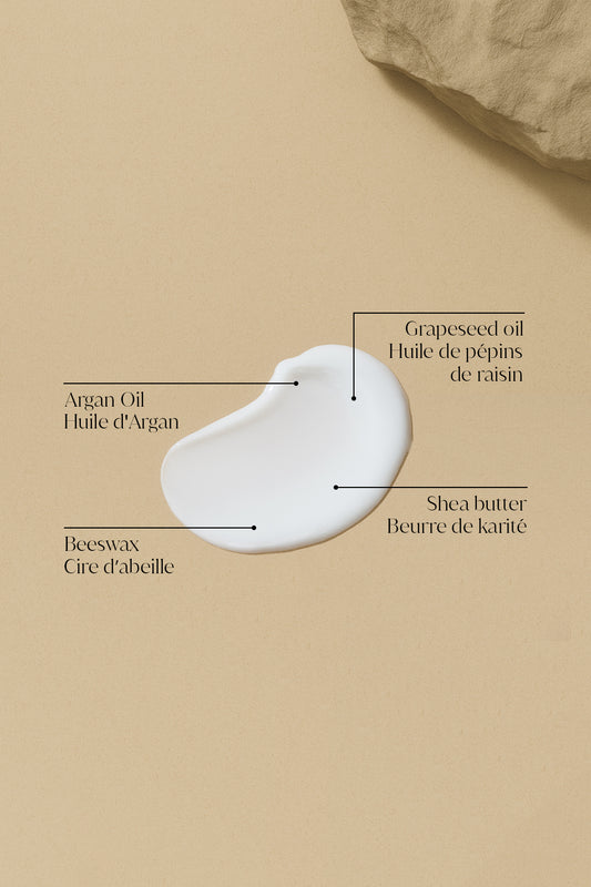 CARESS - Body Cream with Argan Oil, Beeswax Scented with Amber Musk 250ml