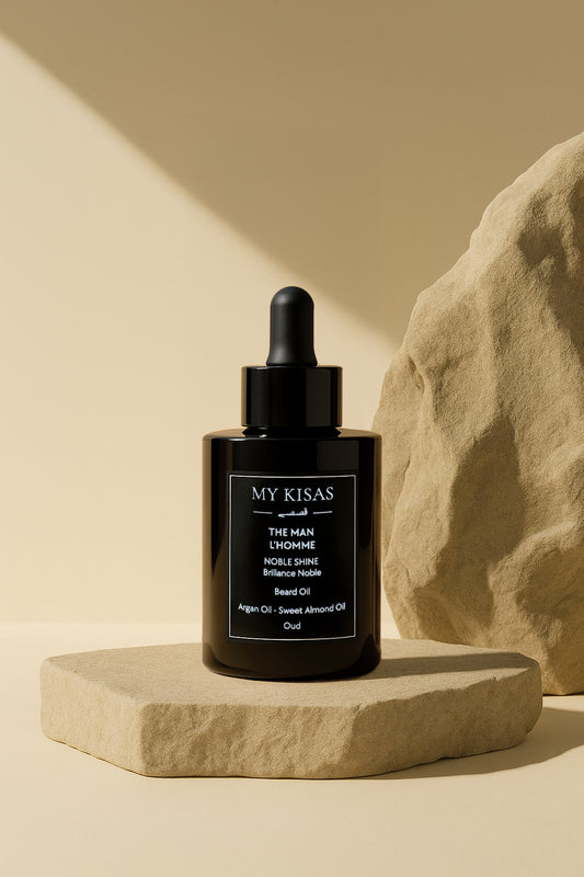 NOBLE SHINE - Oil Beard with Argan Oil Scented with Oud 30ml
