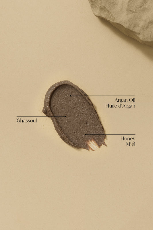 MUD BATH - Rhassoul Clay with Argan Oil, Honey 250ml