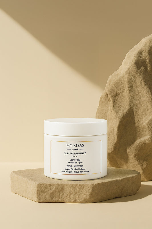 VELVET FIG - Face Scrub with Prickly Pear, Argan Oil, Beeswax 250ml