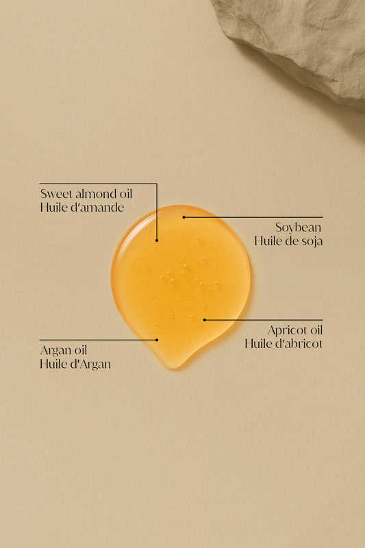 NATURAL GLOW - Nourishing Face Oil with Argan, Apricot, Sweet Almond scented with Moroccan Fruits 30ml