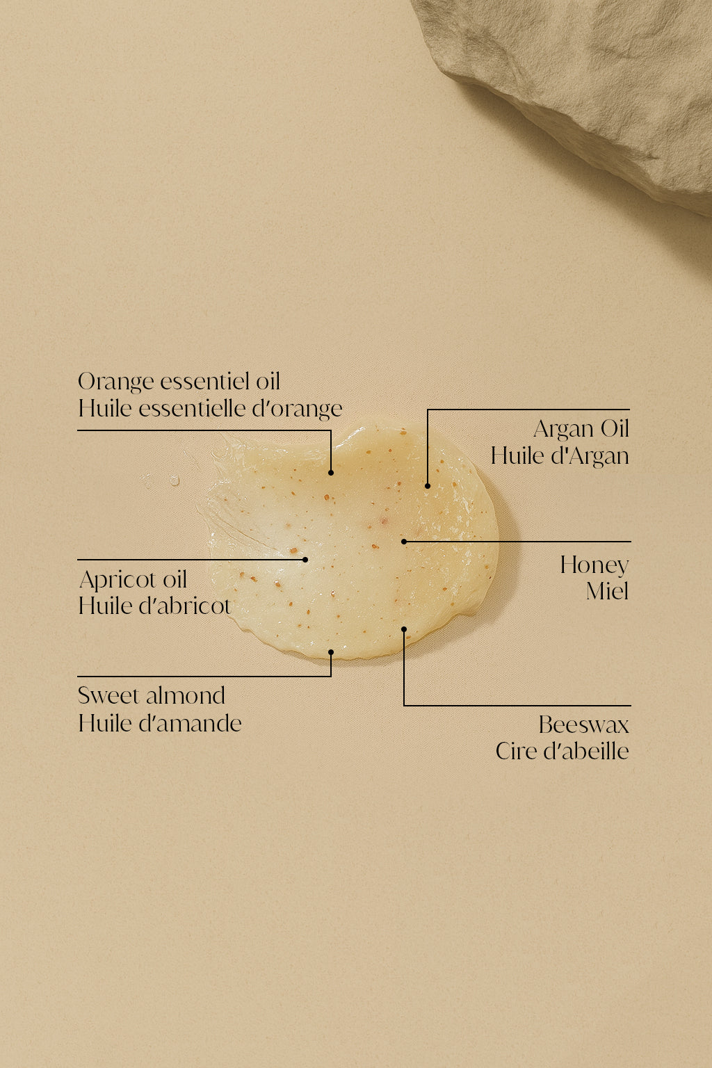DOUCEUR SUCRÉE - Gommage Corporel à l'Huile d'Argan, Miel, l'Huile d'Abricot 250ml